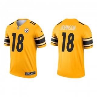 Diontae Johnson Gold 2021 Inverted Legend Steelers Jersey