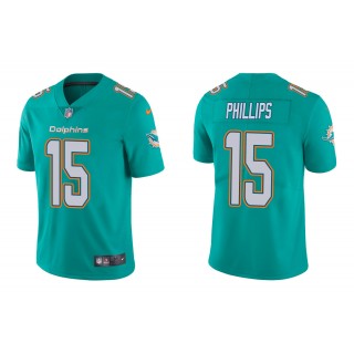 Men's Jaelan Phillips Miami Dolphins Aqua 2021 NFL Draft Jersey