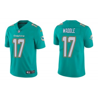 Men's Jaylen Waddle Miami Dolphins Aqua 2021 NFL Draft Jersey