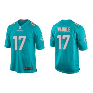 Youth Jaylen Waddle Miami Dolphins Aqua 2021 NFL Draft Jersey