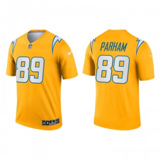 Donald Parham Gold 2021 Inverted Legend Chargers Jersey
