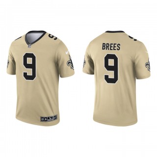 Drew Brees Gold 2021 Inverted Legend Saints Jersey
