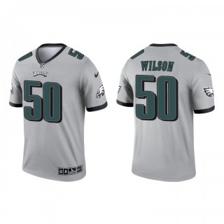 Eric Wilson Silver 2021 Inverted Legend Eagles Jersey