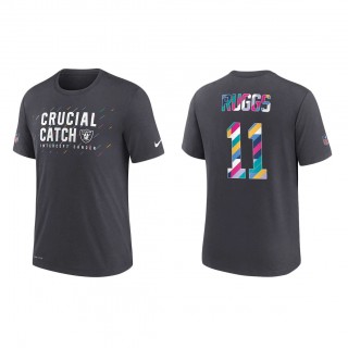 Henry Ruggs Las Vegas Raiders Nike Charcoal 2021 NFL Crucial Catch Performance T-Shirt