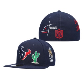 Houston Texans Navy City Transit 59FIFTY Fitted Hat