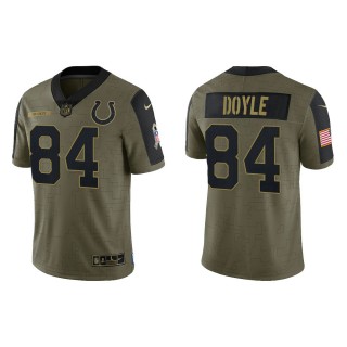Men's Jack Doyle Indianapolis Colts Olive 2021 Salute To Service Limited Jersey