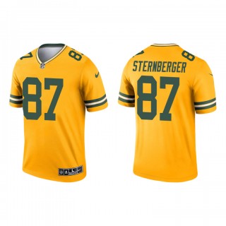 Jace Sternberger Gold 2021 Inverted Legend Packers Jersey