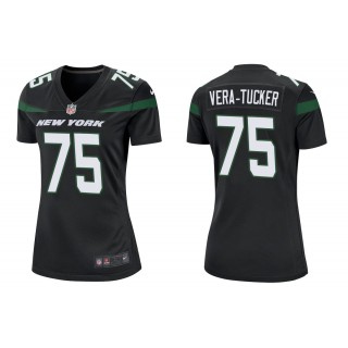 Women's Alijah Vera-Tucker New York Jets Black 2021 NFL Draft Jersey