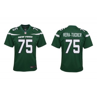 Youth Alijah Vera-Tucker New York Jets Green 2021 NFL Draft Jersey
