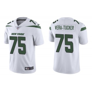 Men's Alijah Vera-Tucker New York Jets White 2021 NFL Draft Jersey