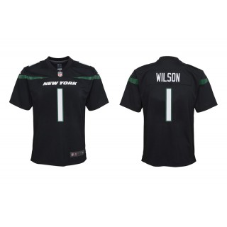 Youth Zach Wilson New York Jets Black 2021 NFL Draft Jersey