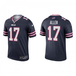 Josh Allen Navy 2021 Inverted Legend Bills Jersey