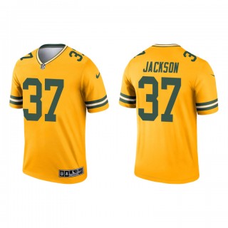 Josh Jackson Gold 2021 Inverted Legend Packers Jersey