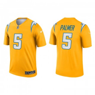 Josh Palmer Gold 2021 Inverted Legend Chargers Jersey