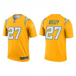 Joshua Kelley Gold 2021 Inverted Legend Chargers Jersey