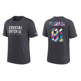 Josiah Deguara Green Bay Packers Nike Charcoal 2021 NFL Crucial Catch Performance T-Shirt