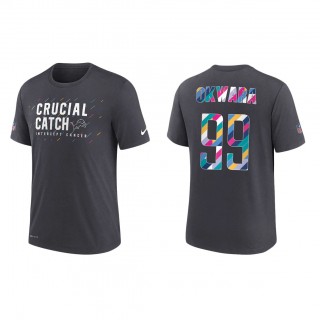 Julian Okwara Detroit Lions Nike Charcoal 2021 NFL Crucial Catch Performance T-Shirt