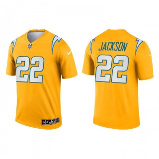 Justin Jackson Gold 2021 Inverted Legend Chargers Jersey