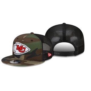 Kansas City Chiefs Camo Woodland Trucker 2.0 9FIFTY Hat