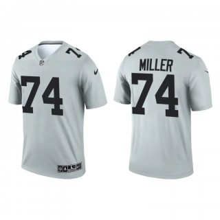 Kolton Miller Silver 2021 Inverted Legend Raiders Jersey