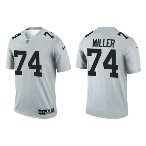 Kolton Miller Silver 2021 Inverted Legend Raiders Jersey