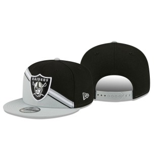 Las Vegas Raiders Black Gray Color Cross 9FIFTY Hat
