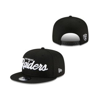 Las Vegas Raiders New Era Black Griswold Original Fit 9FIFTY Snapback Hat