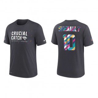 Laviska Shenault Jacksonville Jaguars Nike Charcoal 2021 NFL Crucial Catch Performance T-Shirt