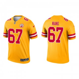 Lucas Niang Yellow 2021 Inverted Legend Chiefs Jersey