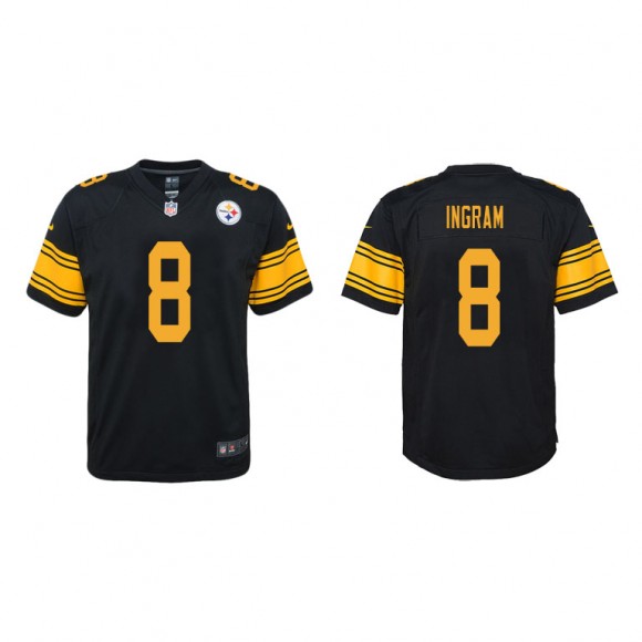 Melvin Ingram Black Color Rush Game Steelers Youth Jersey