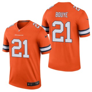 Men's Denver Broncos A.J. Bouye Orange Color Rush Legend Jersey