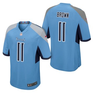 Men's Tennessee Titans A.J. Brown Light Blue Game Jersey