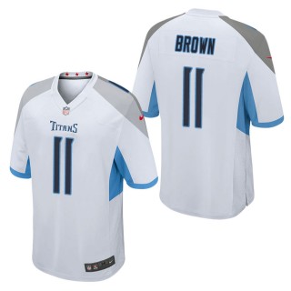 Men's Tennessee Titans A.J. Brown White Game Jersey