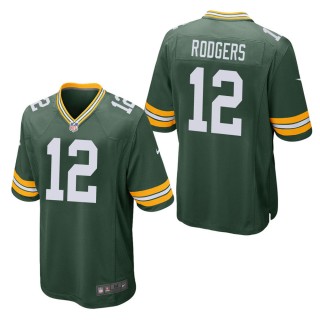 Men's Green Bay Packers Aaron Rodgers Green Game Jersey