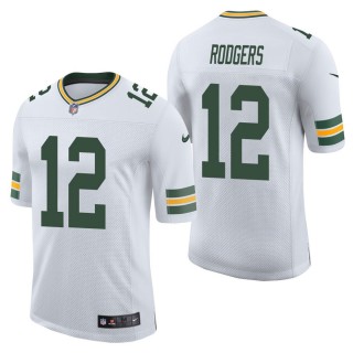 Men's Green Bay Packers Aaron Rodgers White Vapor Untouchable Limited Jersey