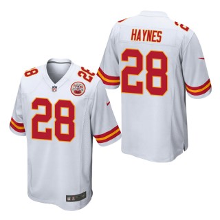 Men's Kansas City Chiefs Abner Haynes White Game Jersey