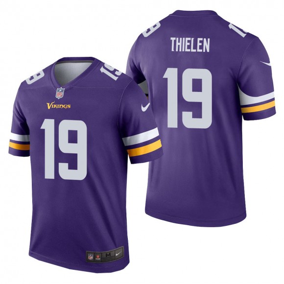Men's Minnesota Vikings Adam Thielen Purple Legend Jersey