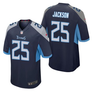 Men's Tennessee Titans Adoree' Jackson Navy Game Jersey