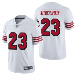 Men's San Francisco 49ers Ahkello Witherspoon White Color Rush Limited Jersey