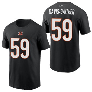 Men's Cincinnati Bengals Akeem Davis-Gaither Black 2021 Name & Number T-Shirt
