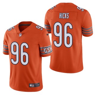 Men's Chicago Bears Akiem Hicks Orange Vapor Untouchable Limited Jersey