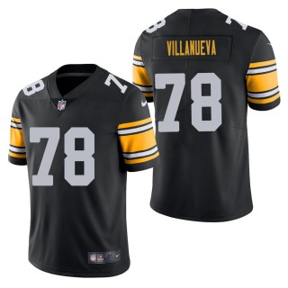 Men's Pittsburgh Steelers Alejandro Villanueva Black Alternate Vapor Limited Jersey