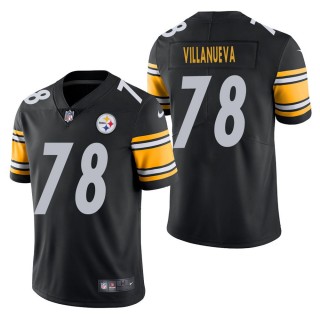 Men's Pittsburgh Steelers Alejandro Villanueva Black Vapor Untouchable Limited Jersey