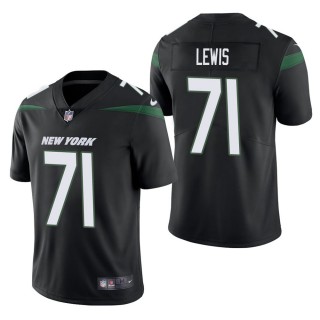 Men's New York Jets Alex Lewis Black Vapor Untouchable Limited Jersey