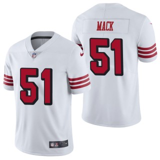 Men's San Francisco 49ers Alex Mack White Color Rush Limited Jersey