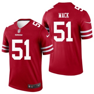 Men's San Francisco 49ers Alex Mack Scarlet Legend Jersey
