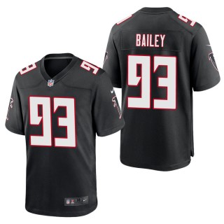 Men's Atlanta Falcons Allen Bailey Black Throwback Game Jersey