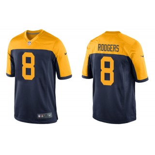 Men's Green Bay Packers Amari Rodgers Navy Throwback Game Jersey
