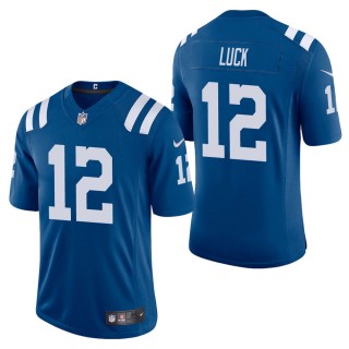 Men's Indianapolis Colts Andrew Luck Royal Vapor Limited Jersey