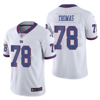 Men's New York Giants Andrew Thomas White Color Rush Limited Jersey